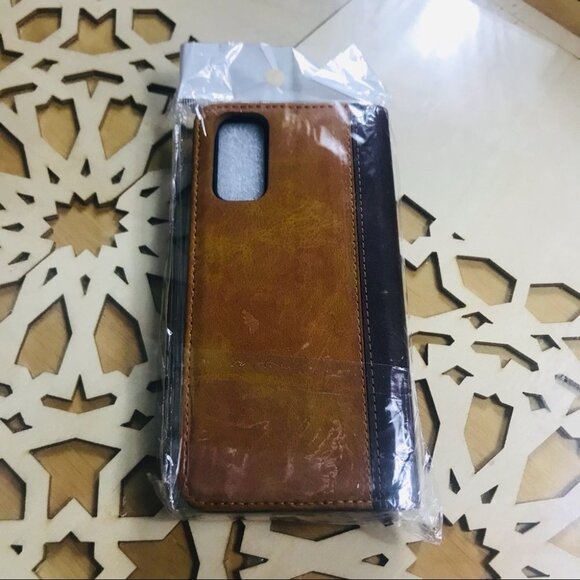 Samsung Galaxy s20 Leather Card Holder Wallet case phone cover - Picture 10 of 10